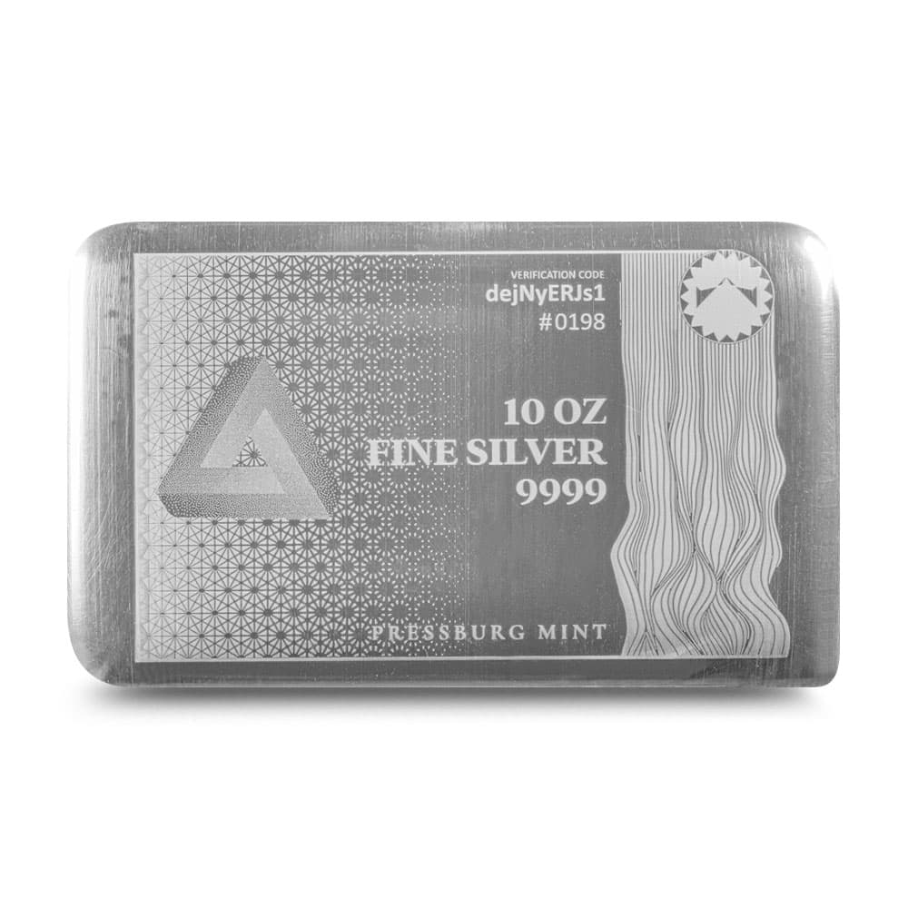 2023 10 oz Niue Triangle Rectangular Silver Coin