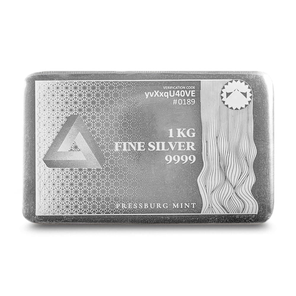 2023 1 Kilo Niue Triangle Rectangular Silver Coin