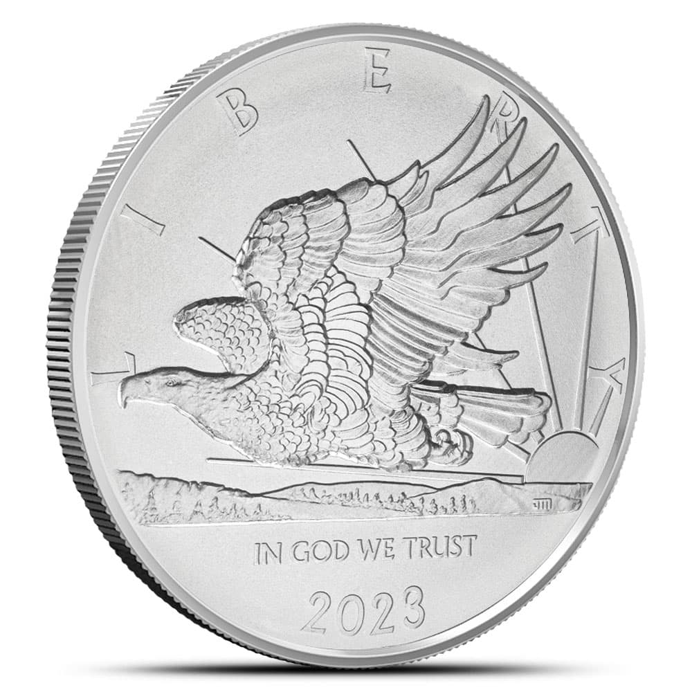 2023 1 oz Samoa Silver John Mercanti Eagle Coin (BU)