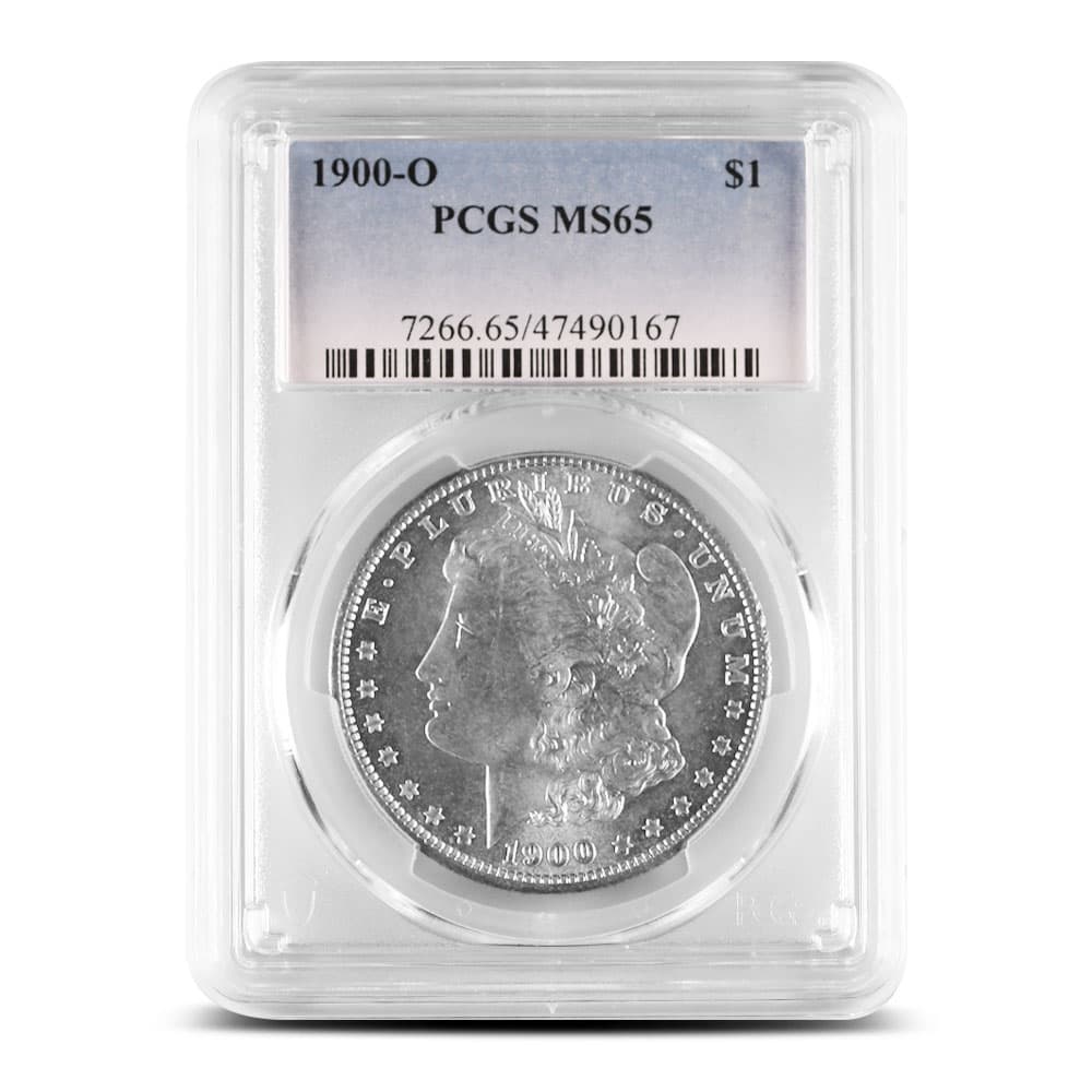 1900-O Morgan Silver Dollar Coin PCGS MS65