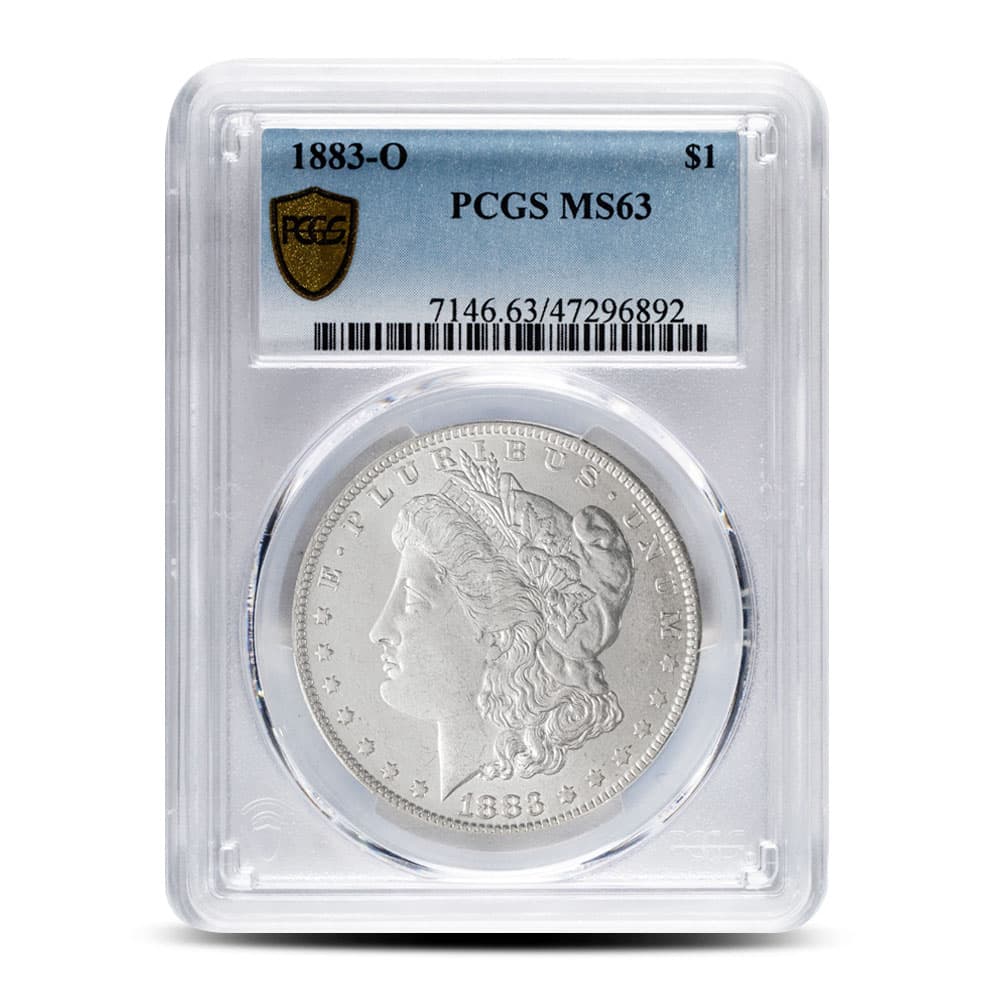 1883-O Morgan Silver Dollar Coin PCGS MS63