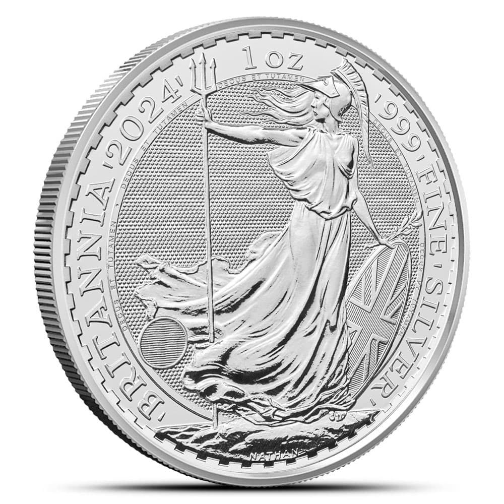 2024 1 oz British Silver Britannia Coin (BU)