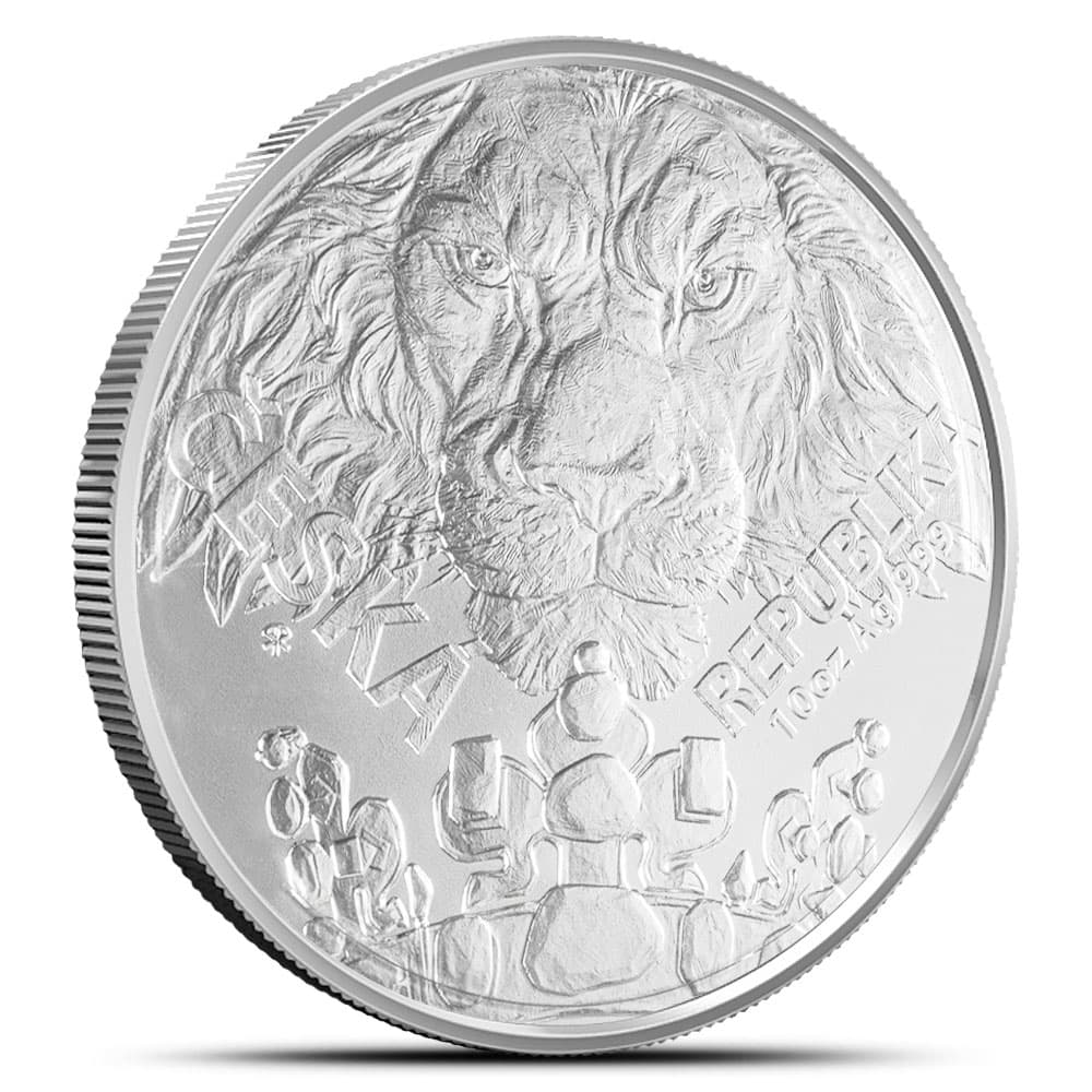 2023 10 oz Niue Czech Lion Silver Coin (BU)