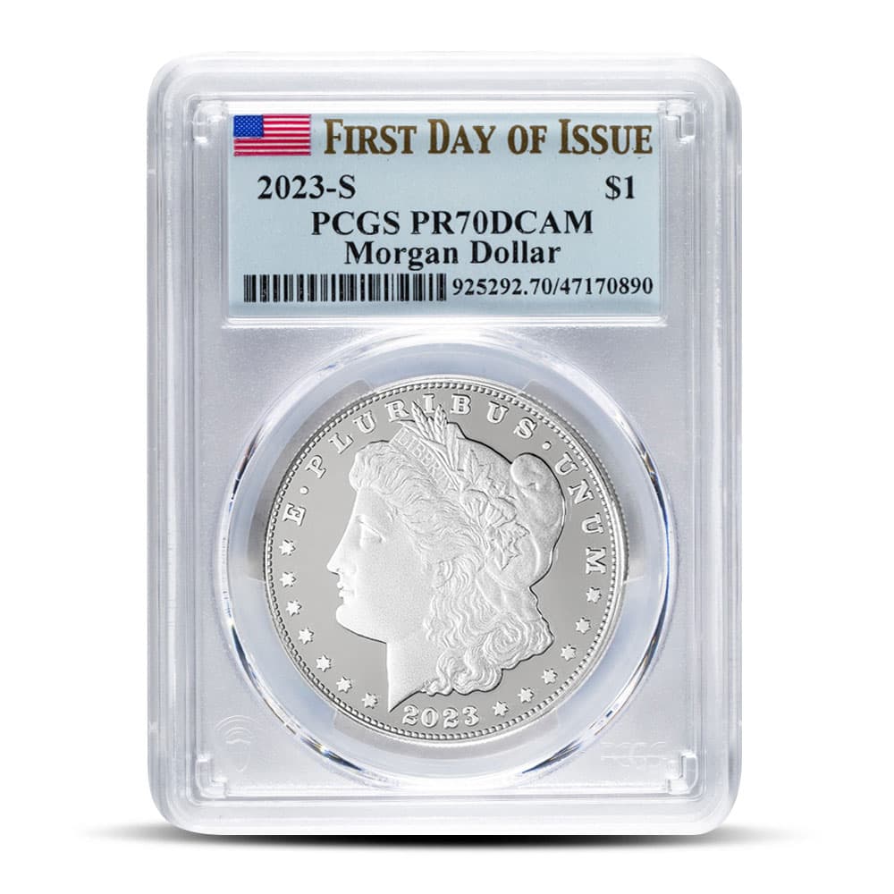 2023-S Proof Morgan Silver Dollar Coin PCGS PR70 FDOI