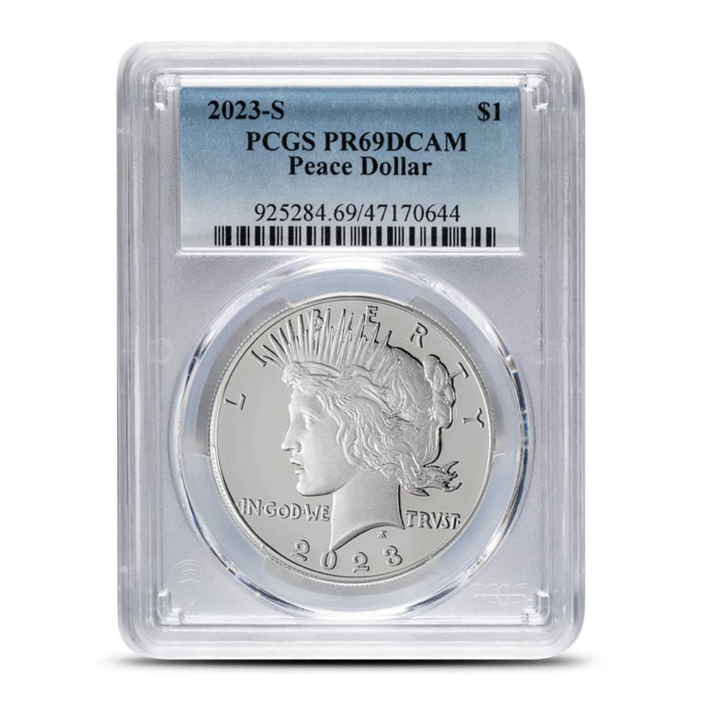 2023-S Proof Peace Silver Dollar Coin PCGS PR69