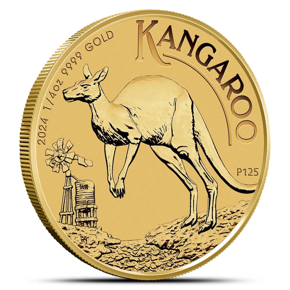 2024 1/4 oz Australian Gold Kangaroo Coin (BU)