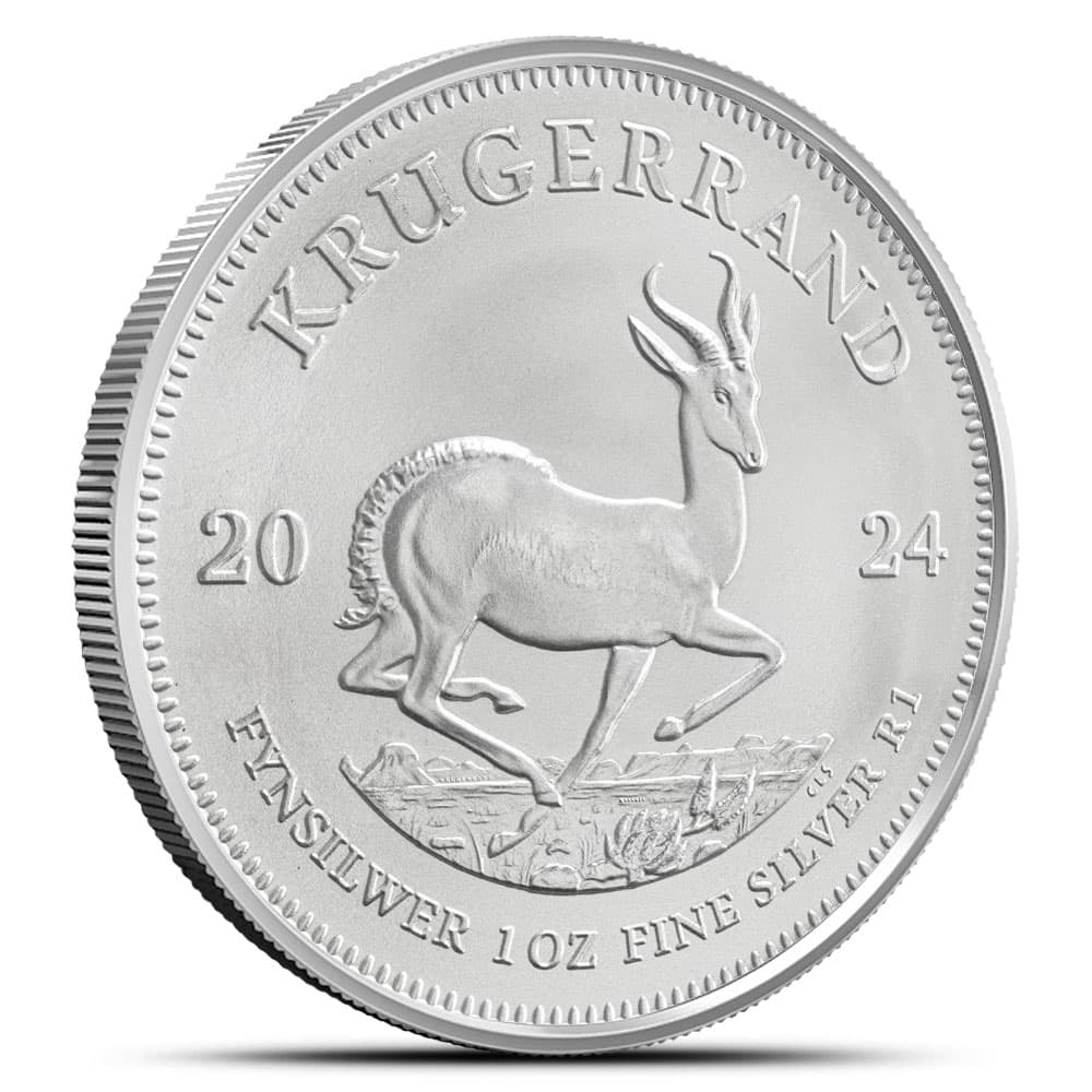 2024 1 oz South African Silver Krugerrand Coin (BU)