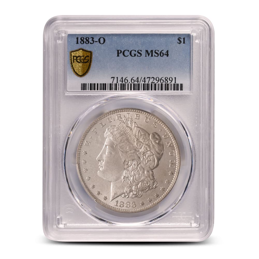 1883-O Morgan Silver Dollar Coin PCGS MS64