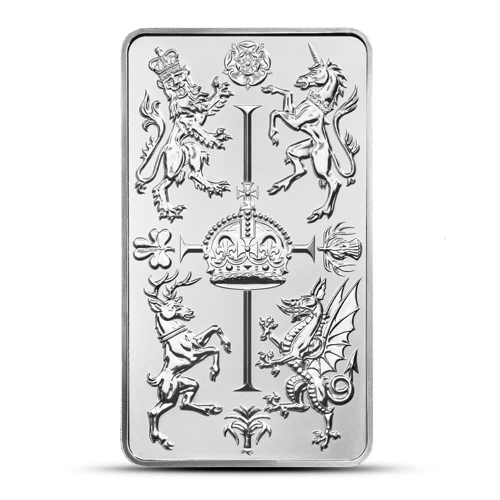 10 oz British Silver The Royal Celebration Bar (New)