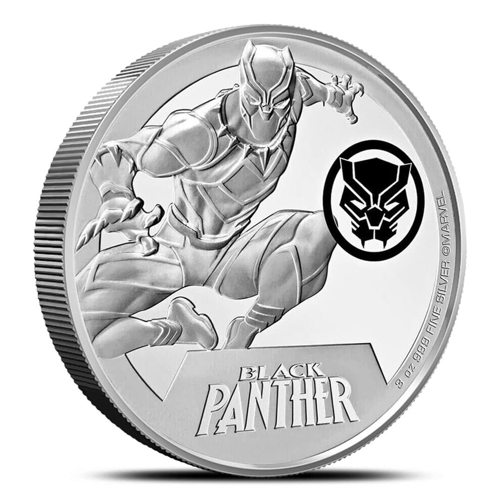 2023 3 oz Proof Niue Silver Classic Superhero Black Panther Coin (Box + CoA)