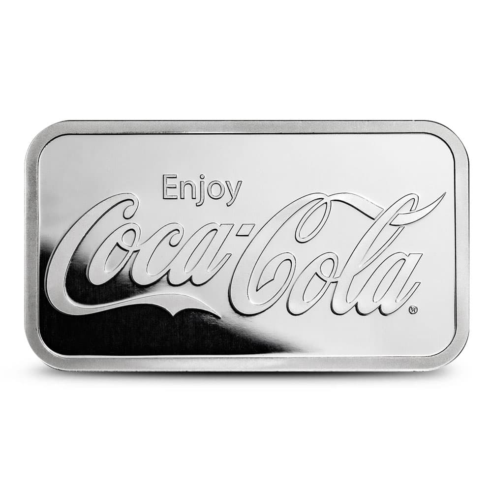 5 oz Coca-Cola Silver Bar (New)