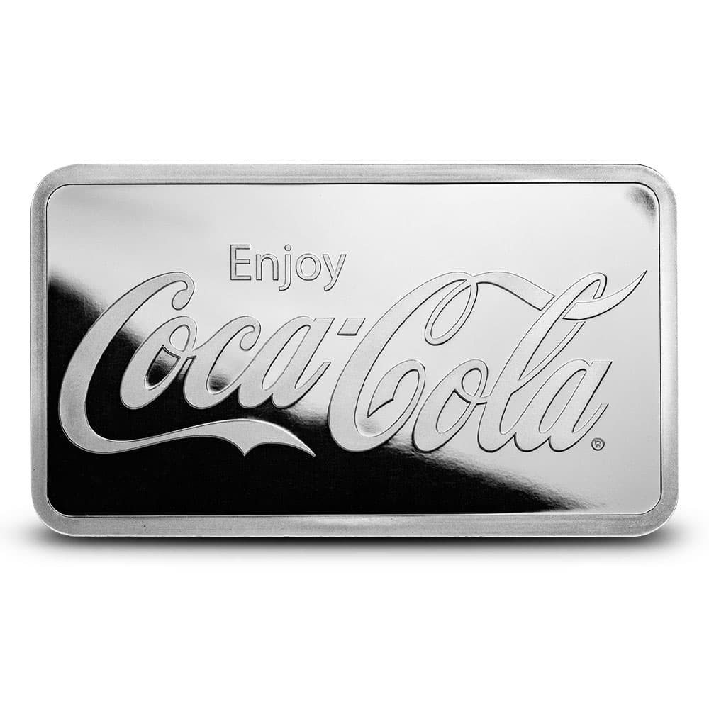 10 oz Coca-Cola Silver Bar (New)