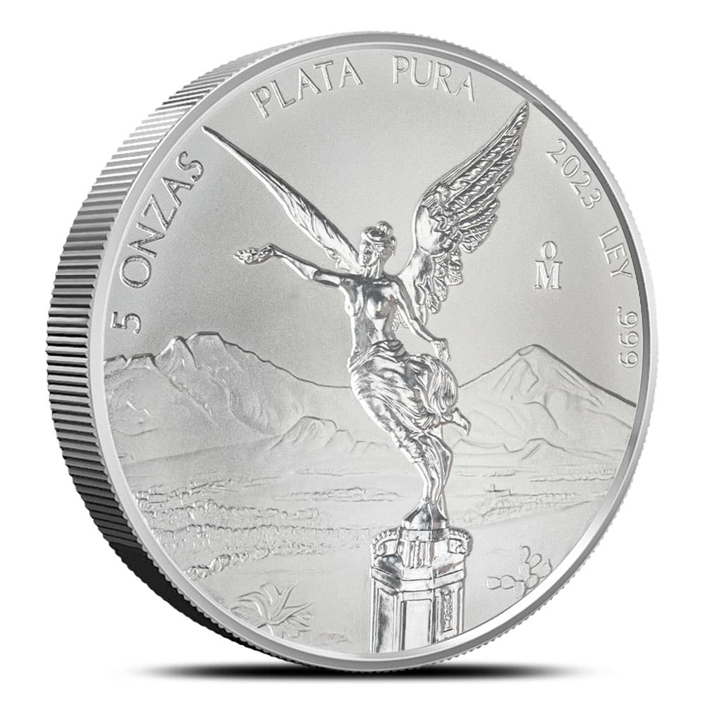 2023 5 oz Reverse Proof Mexican Silver Libertad Coin