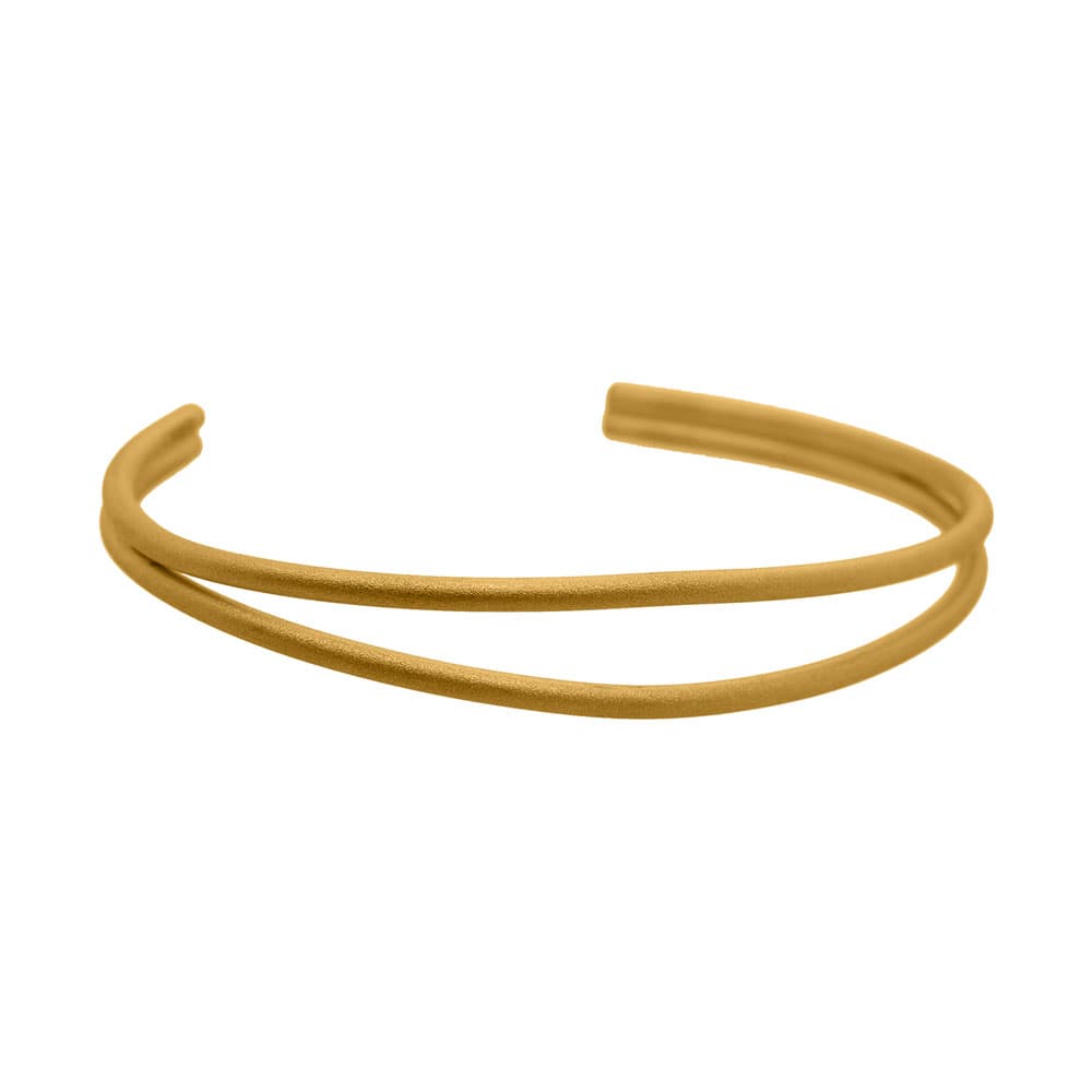 Nebü 33g 24K Tapered Double Band Bangle