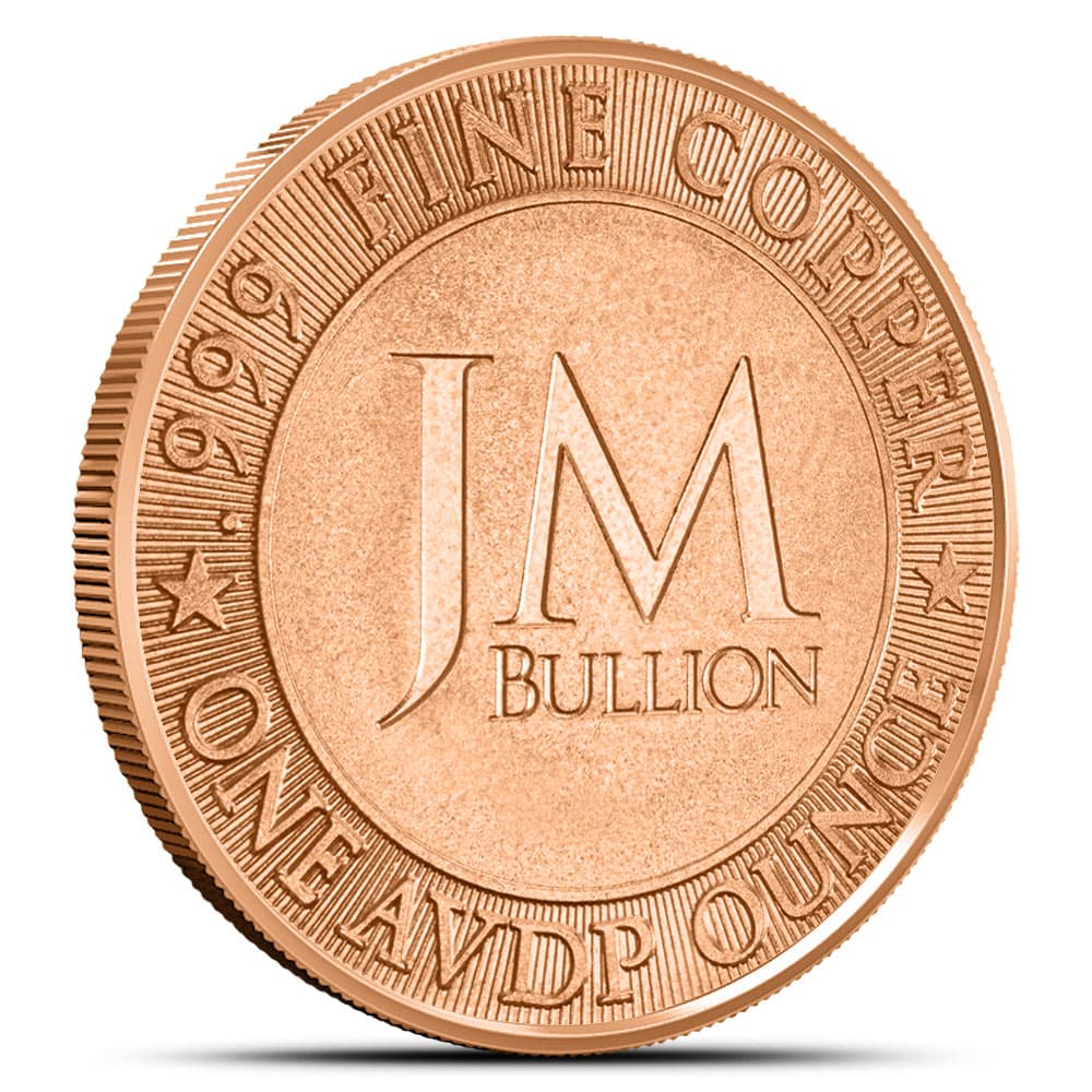 1 oz JM Bullion Eagle Copper Round (New)