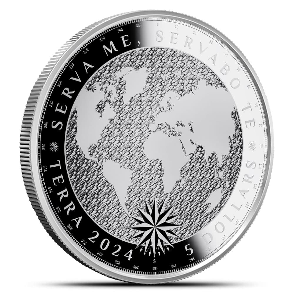 2024 1 oz Tokelau Silver Terra Coin (Proof-Like)