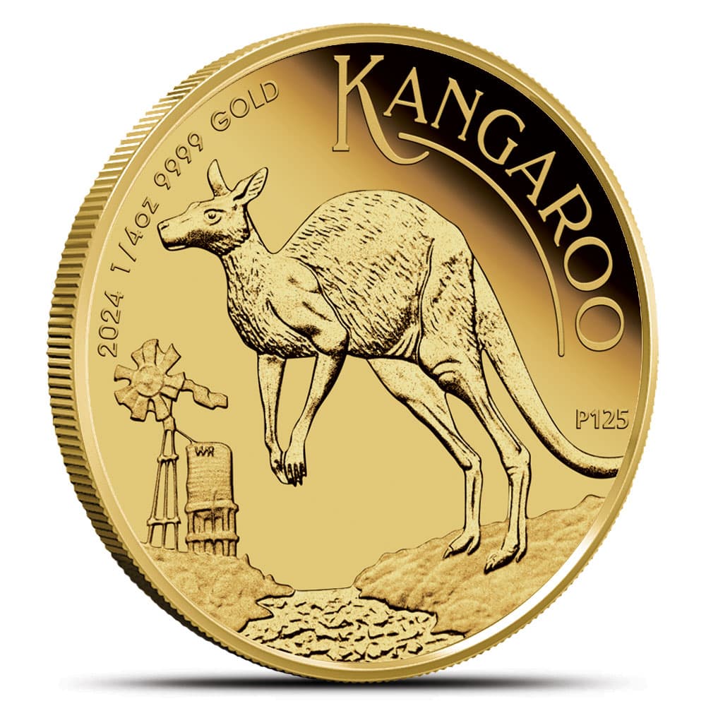 2024 1/4 oz Proof Australian Gold Kangaroo Coin