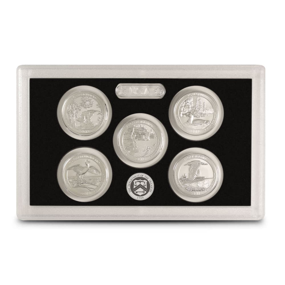 2018-S US Mint Reverse Proof Silver Set