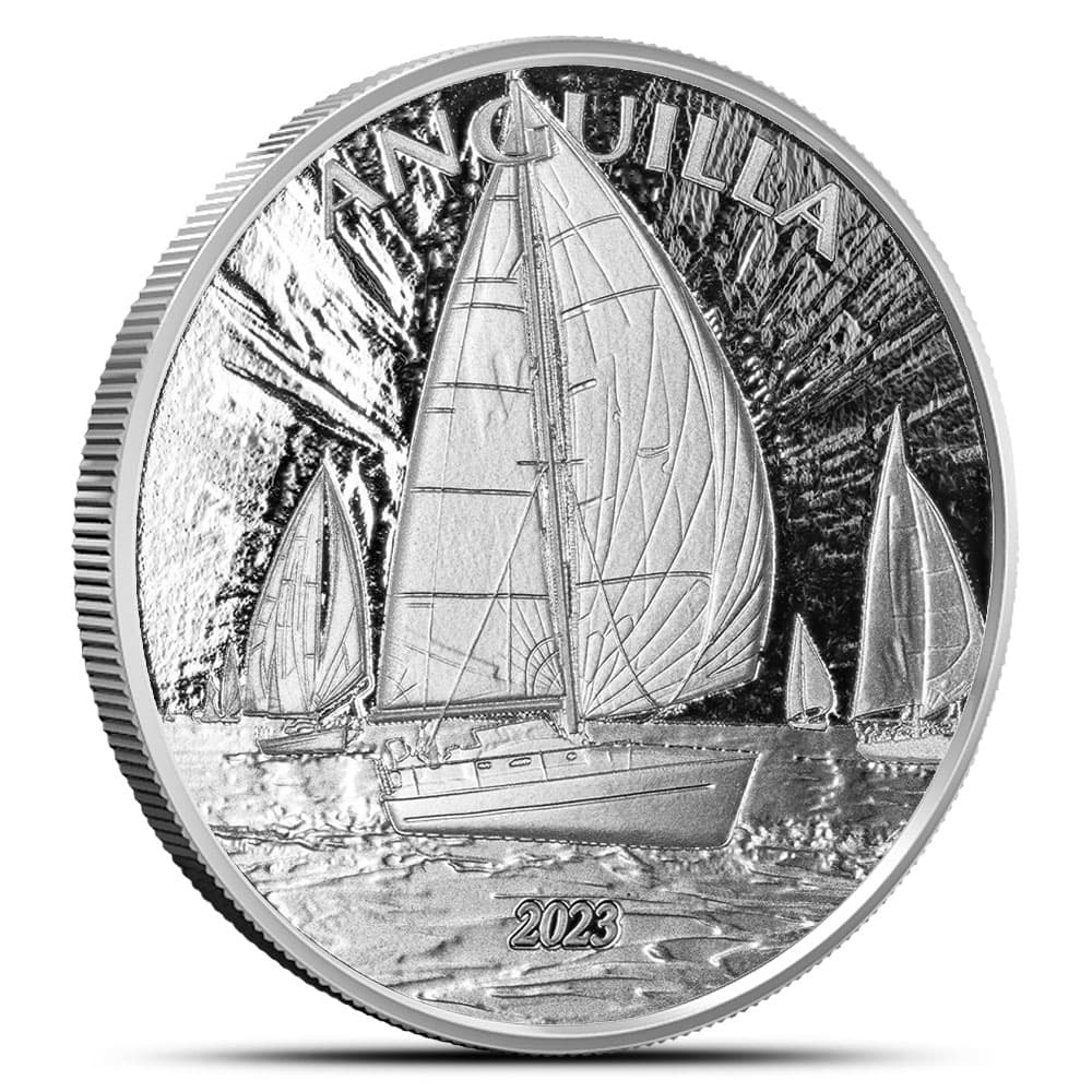 2023 1 oz EC8 Silver Anguilla Regatta Coin (BU)