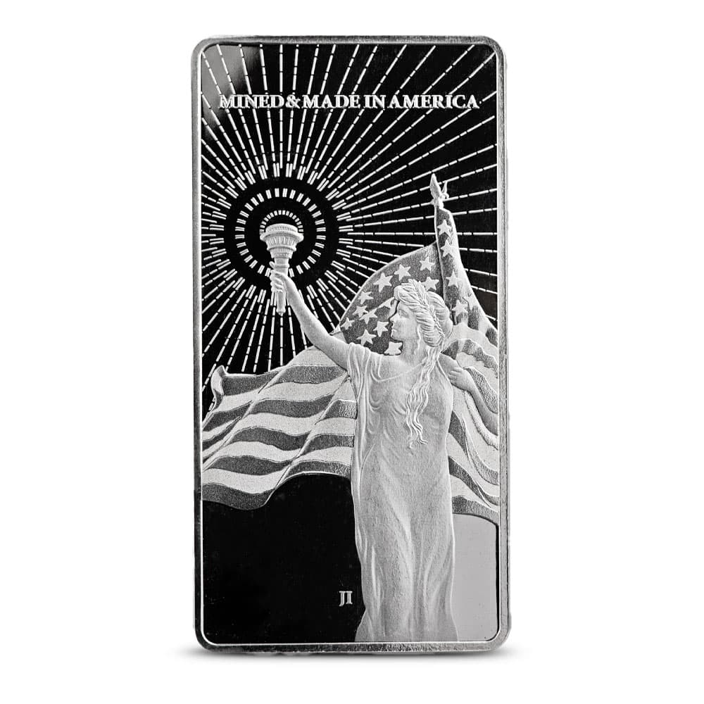 10 oz American Reserve Columbia Goddess Silver Bar (New)