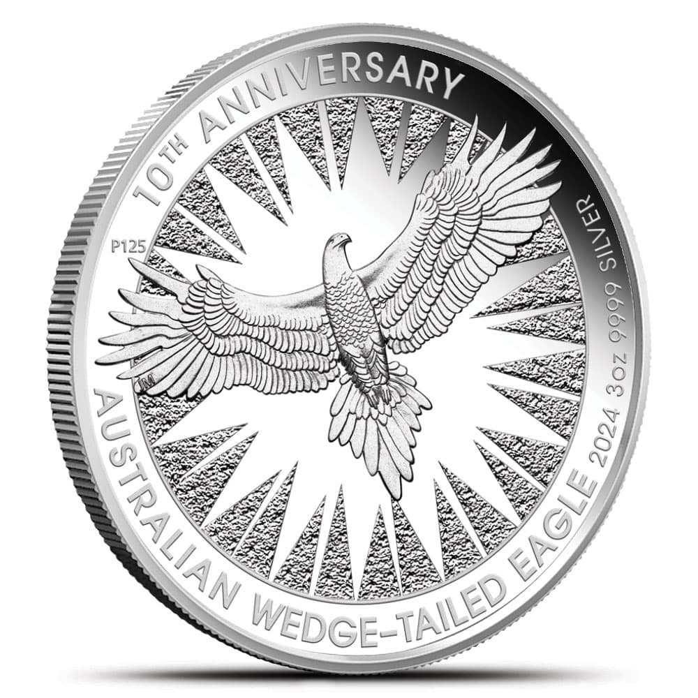 2024 3 oz Proof Australian Silver Wedge Tail Eagle Coin (Box + CoA)