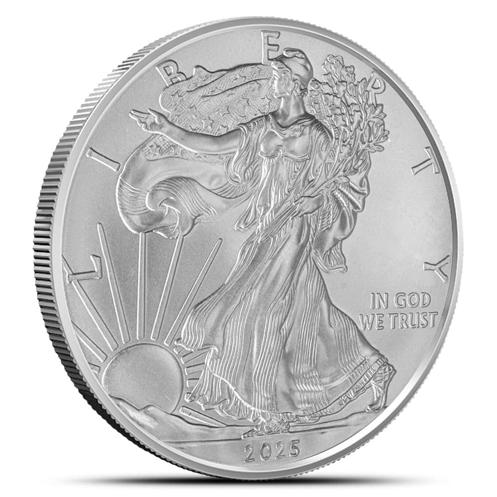 2025 1 oz American Silver Eagle Coin (BU) 1/14/2025