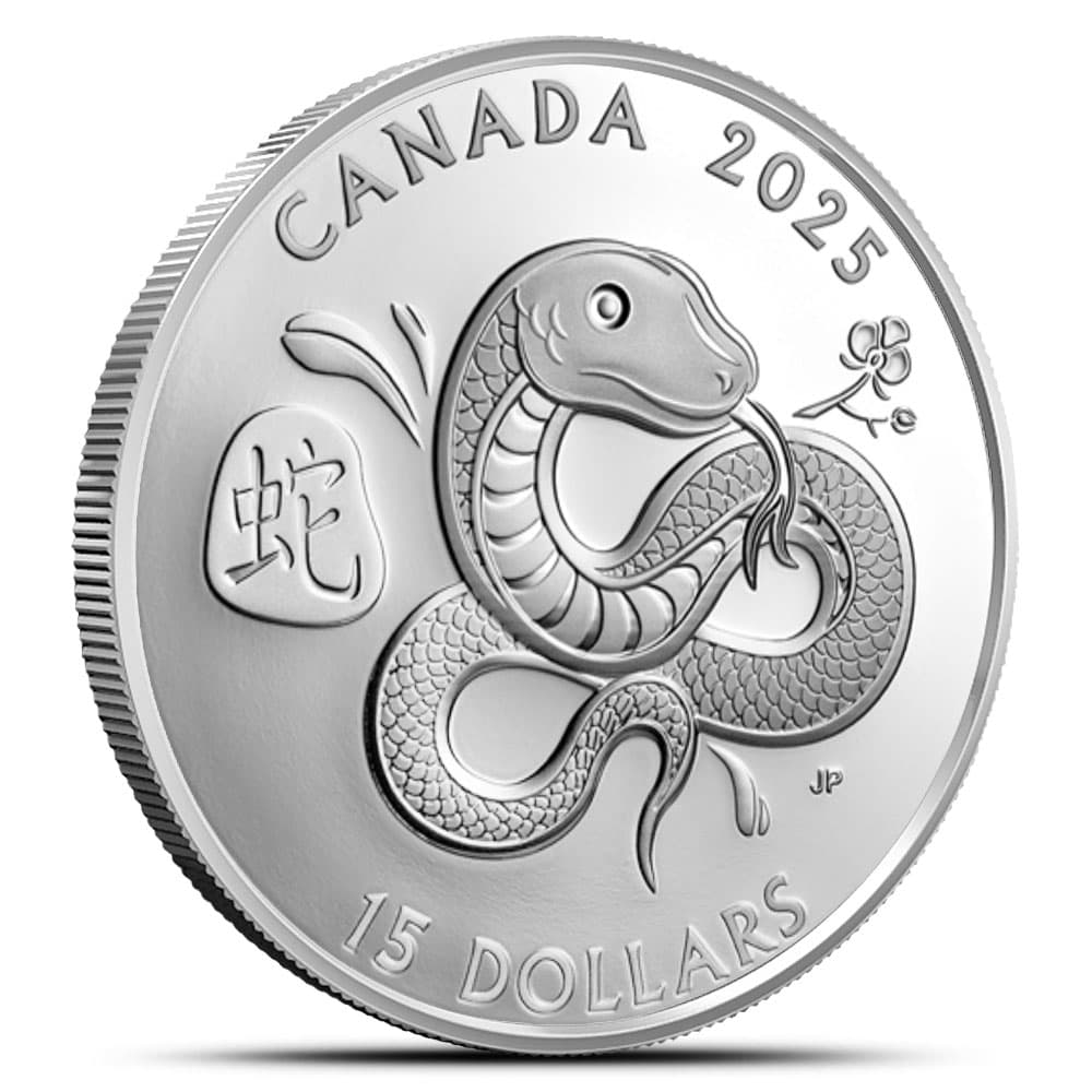 2025 1 oz Proof Canadian Silver Lunar Year of the Snake Coin (Box + CoA)