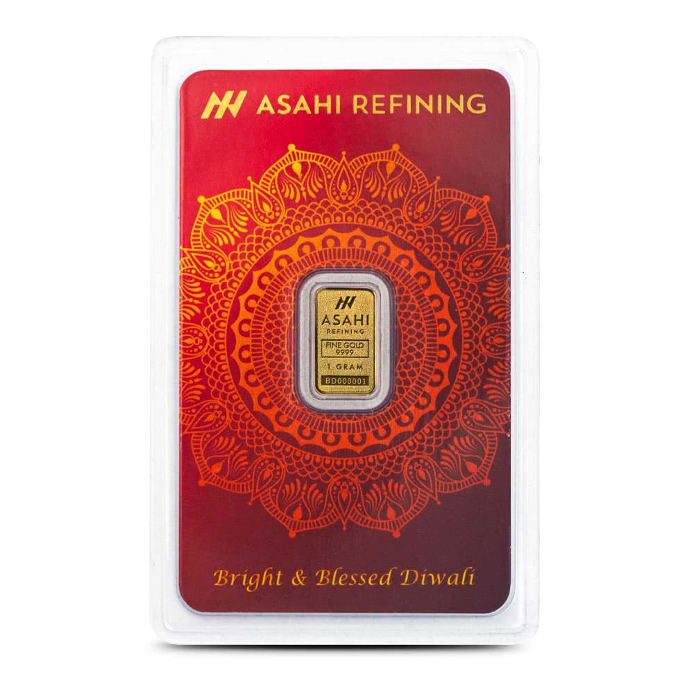 1 Gram Asahi Gold Bar (New, In Assay)