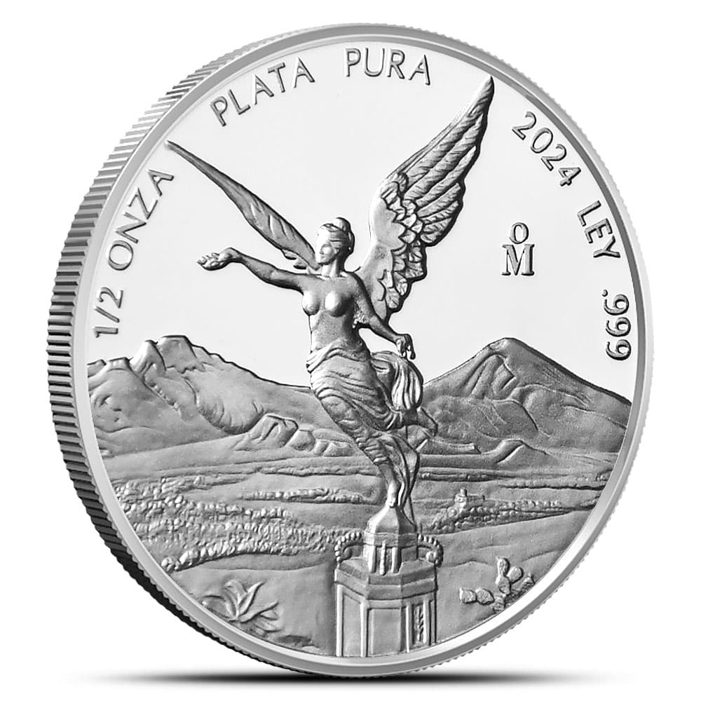 2024 1/2 oz Proof Mexican Silver Libertad Coin (In Capsule)