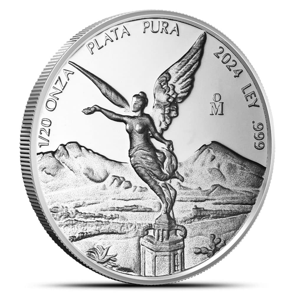 2024 1/20 oz Proof Mexican Silver Libertad Coin (In Capsule)