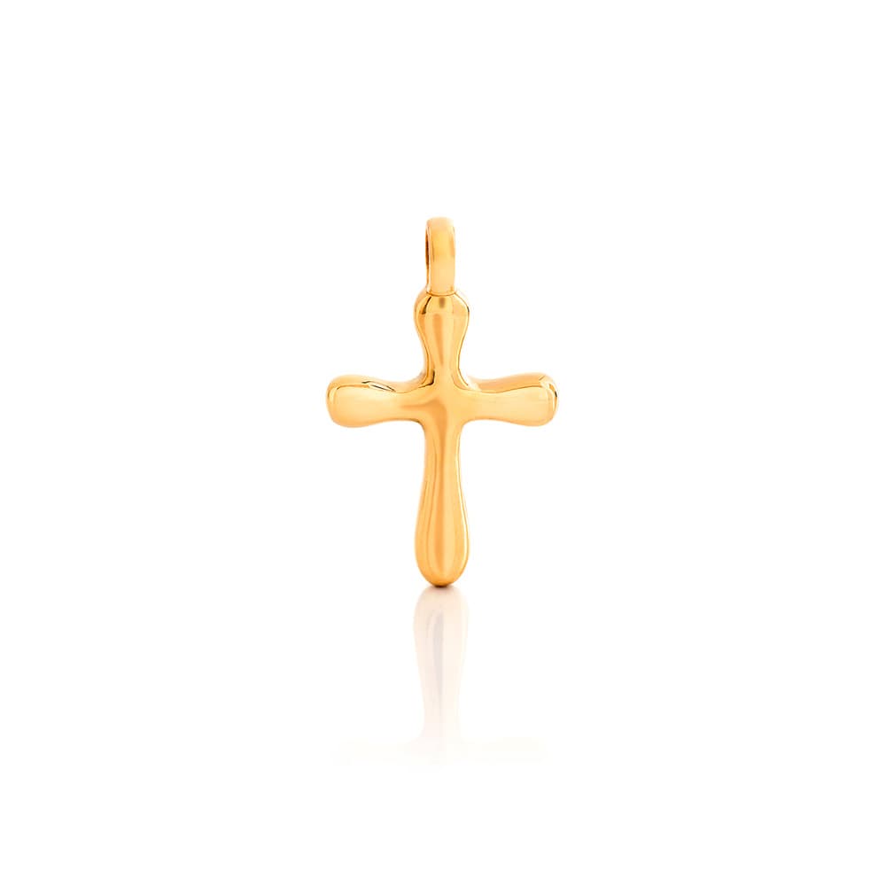 Nebü 9.25g 24K Rounded Cross Pendant