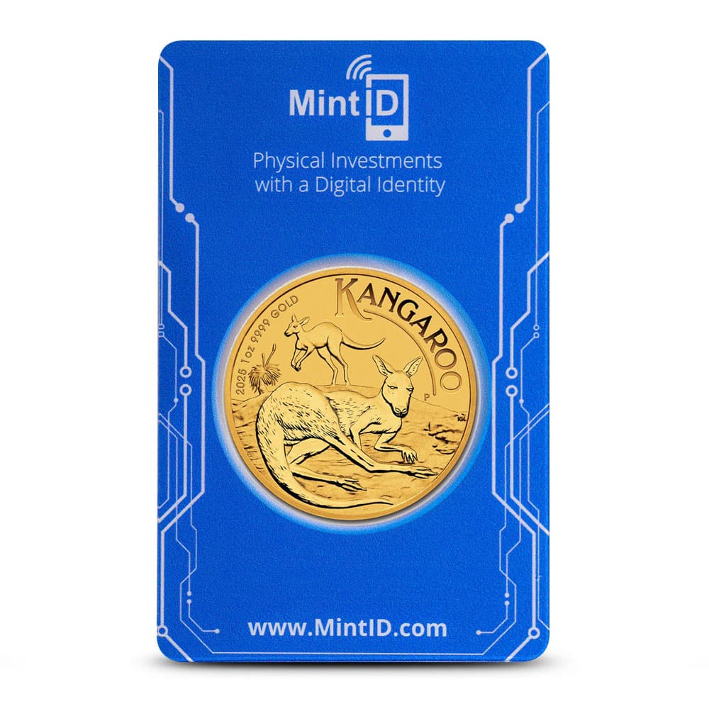 2025 1 oz Australian Gold Kangaroo Coin (MintID, AES-128 Encrypted)