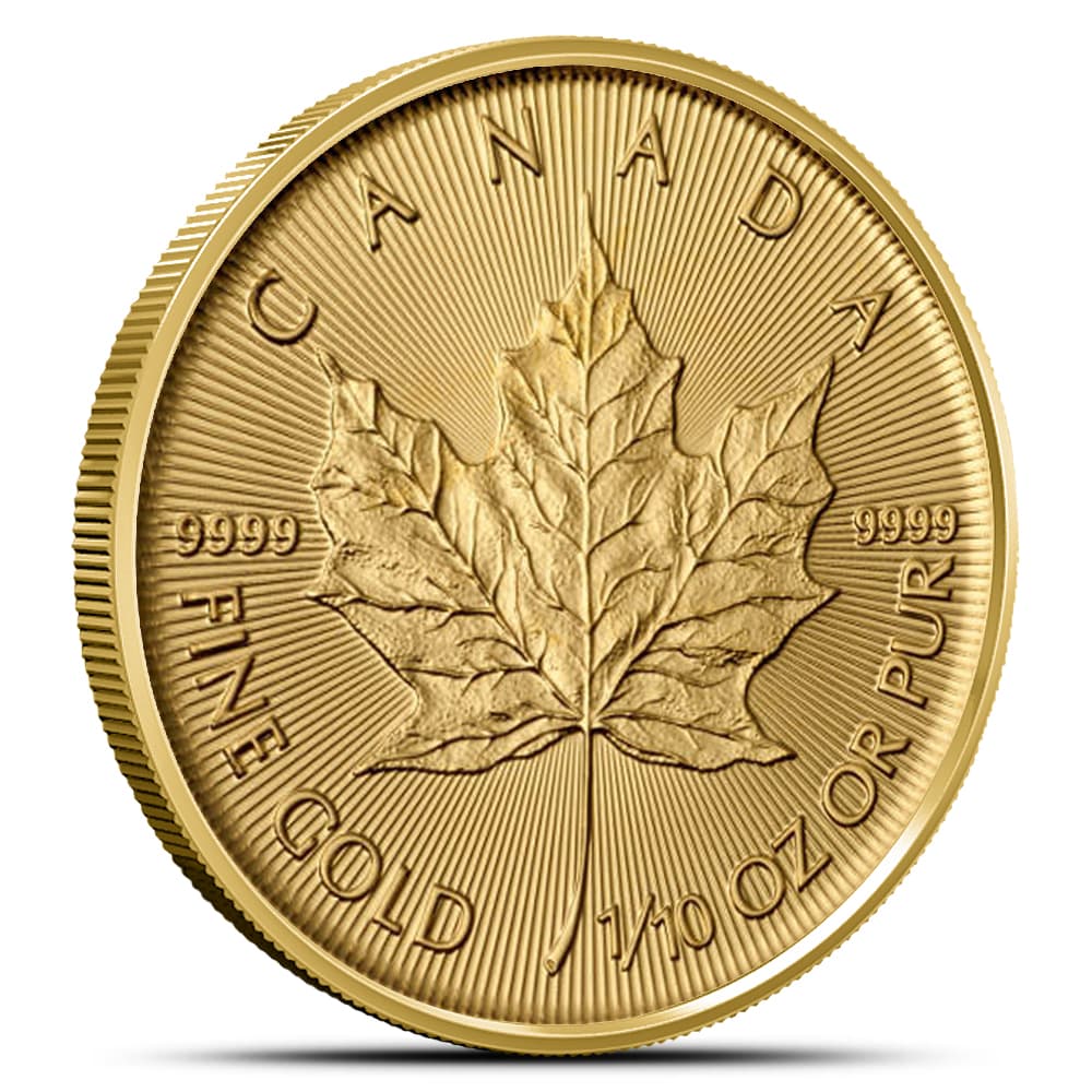 2016 1/10 oz Canadian Gold Maple Leaf Coin (BU)