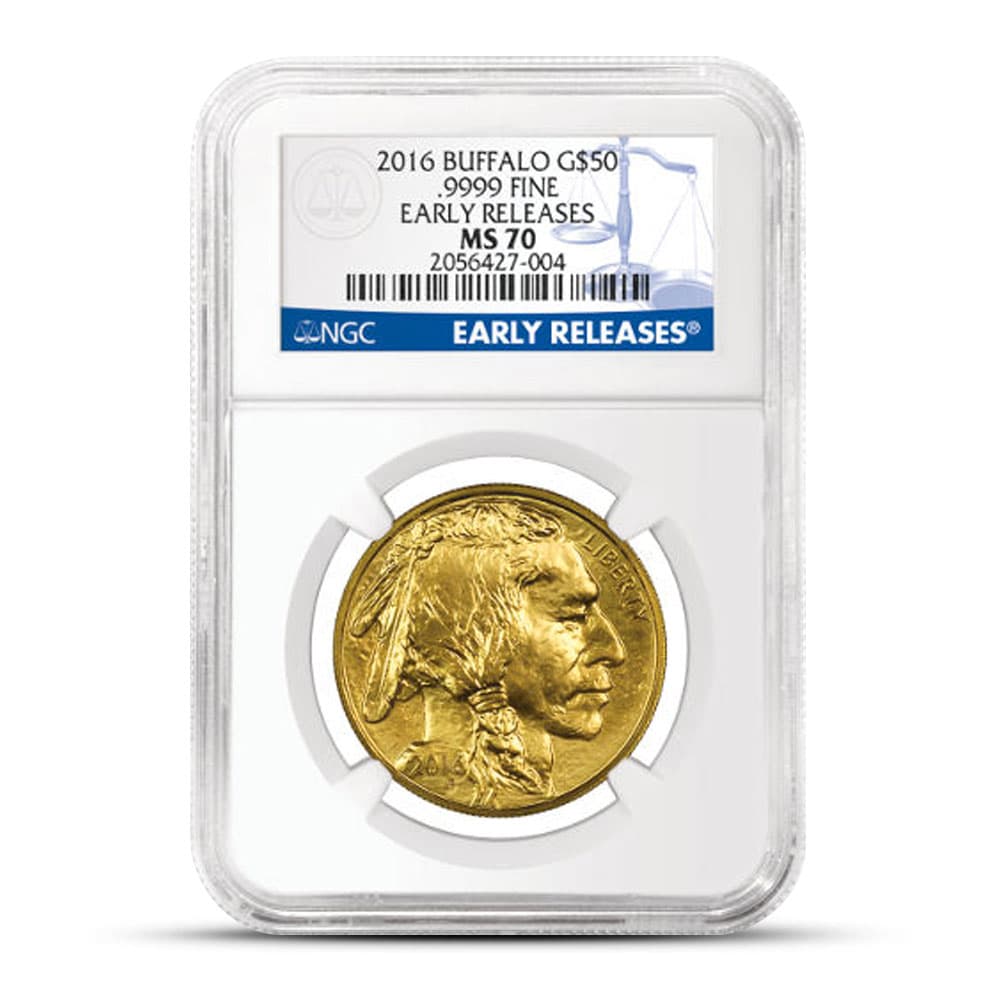 2016 1 oz American Gold Buffalo Coin NGC MS70 ER