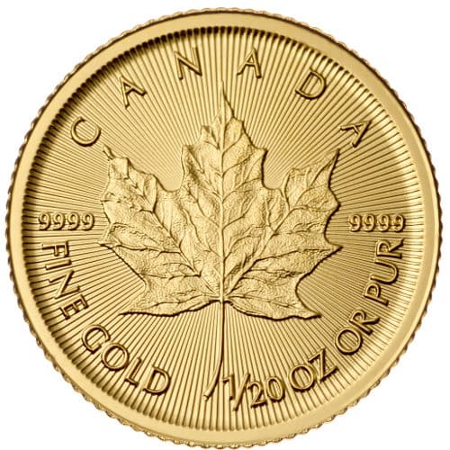 2015 1/20 oz Canadian Gold Maple Leaf Coin (BU)