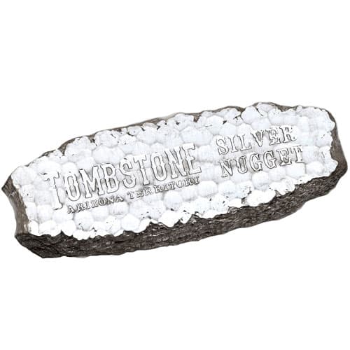 10 oz Scottsdale Tombstone Silver Nugget Bar (New)