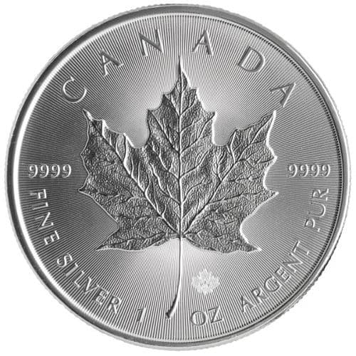 2017 1 oz Canadian Silver Maple Leaf Coin (BU)