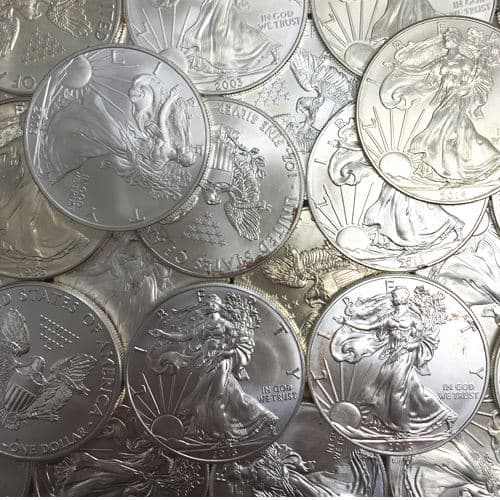 1 oz American Silver Eagle Coin (Random Year, Cull)