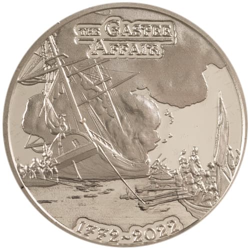 2022 1 oz Proof American Revolution The Gaspee Affair Silver Coin (Box + CoA)