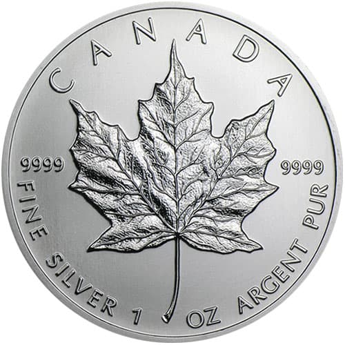 2003 1 oz Canadian Silver Maple Leaf Coin (BU)