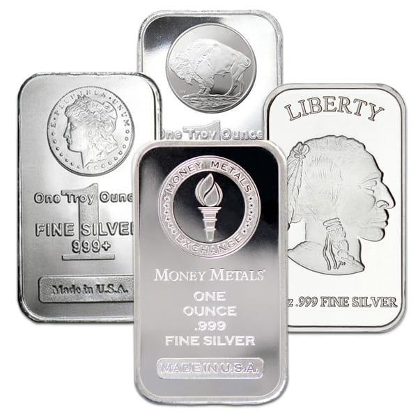 1 Oz Silver Bars (Design Our Choice)