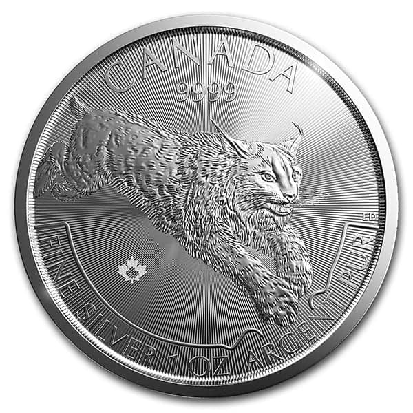 Canadian Predator Series - 2017 LYNX, 1 Troy Oz, .9999 Silver