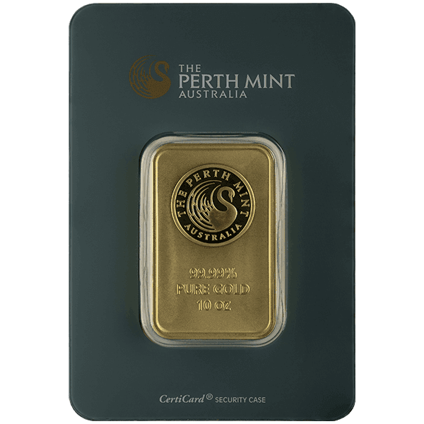 10 oz Gold Bar - Perth Mint (with Assay)