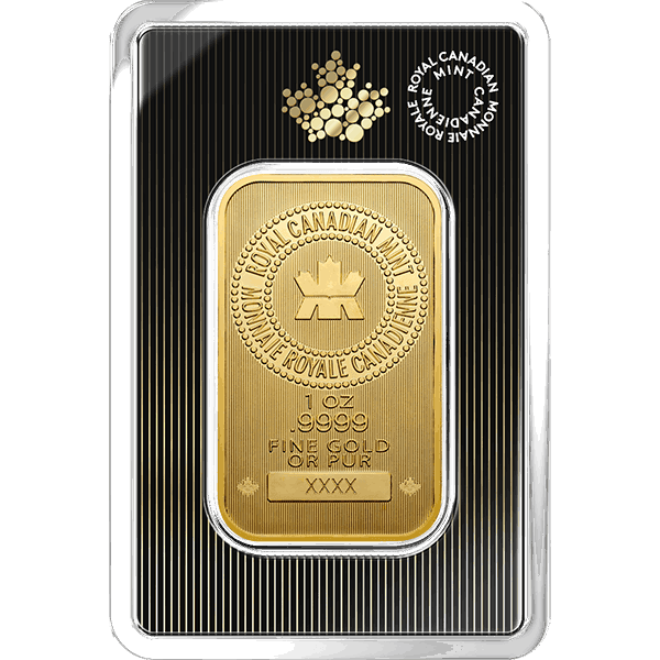 1 oz Gold Bar - Royal Canadian Mint (with Assay)