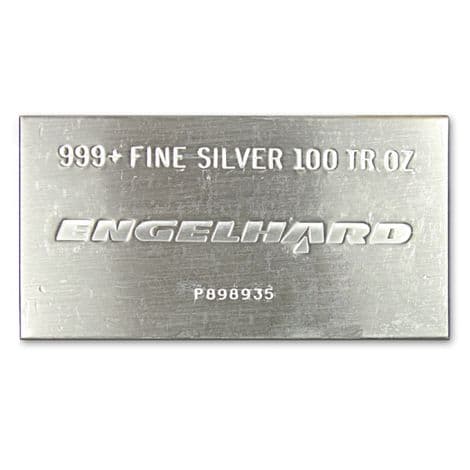 100 oz Engelhard Silver Bar