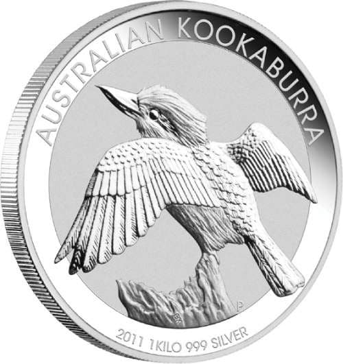 2011 1 Kilo Australian Kookaburra Silver Coin