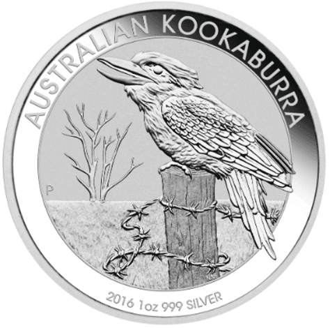 2016 1 oz Australian Kookaburra Silver Coin