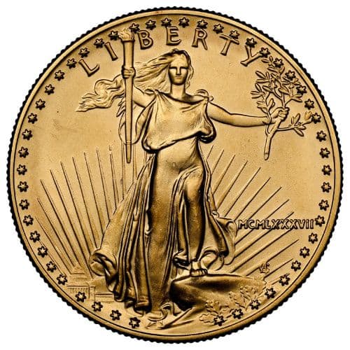 1987 1 oz American Gold Eagle Coin