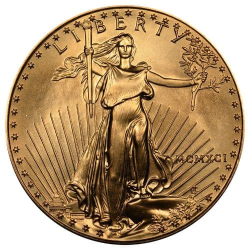 1991 1 oz American Gold Eagle Coin