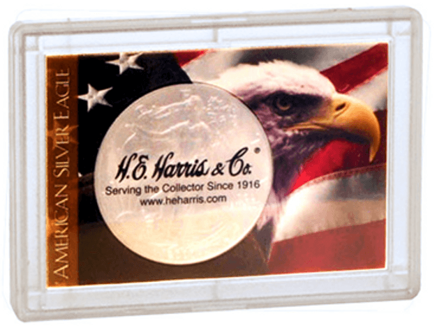 Perma Lock Case for American Silver Eagle - Patriotic